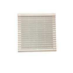 GRELHA + FILTRO 204X204 RAL7032 MOD. 804-2-150-A P/ VENTILADOR 172X150MM