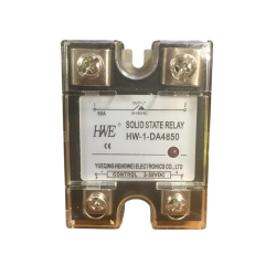 RELE DE ESTADO SOLIDO HW-1DA4850A S/ DISSIPADOR  50A