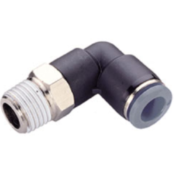 ACESS P/TUBOS, DE PLASTICO - COTOVELO MACHO 1/4 NPTX1/4 - C24470428