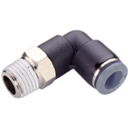 ACESS P/TUBOS, DE PLASTICO - COTOVELO MACHO 1/4 NPTX3/8 - C24470628