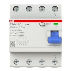 DIFERENCIAL RESIDUAL 4P  63A F204AC-63/0,03 230V