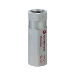 VALVULA DE RETENCAO 1/8 BSPP LIGA ALUMINIO - T55C1800