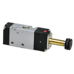 VALVULA SIMPLES SOLENOIDE EM LINHA 3/2 VIAS - V50A413A-A2000