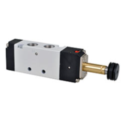 VALVULA SIMPLES SOLENOIDE EM LINHA 5/2 VIAS - V50A513A-A2000