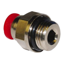 ACESS P/TUBOS, DE LIGAS COBRE - CONEXAO RETA MACH 4MMX1/4 - C02250428
