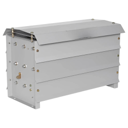 RESISTOR DE FRENAGEM 7,5KW / 8OHM 100%ED IP-23 CINZA MUNSELL N6,5 (A 380 X L 620 X P 380MM)