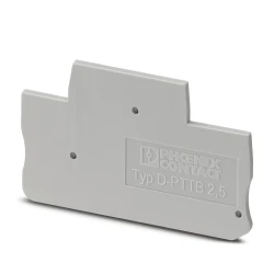 TAMPA P/ BORNE DUPLO 2,5MM²  D-PTTB 2,5