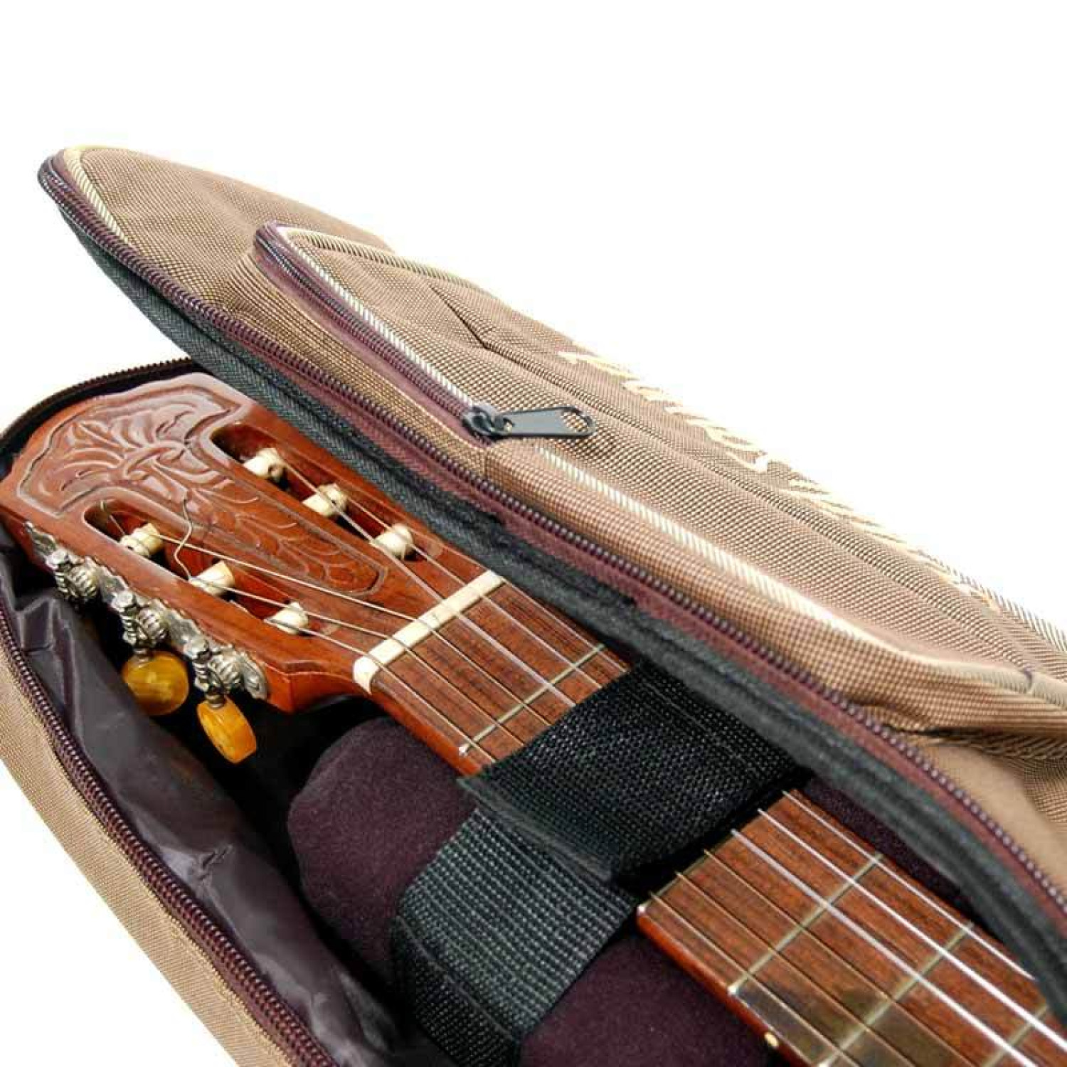 Capa Violão Folk Marrom - SANBAI