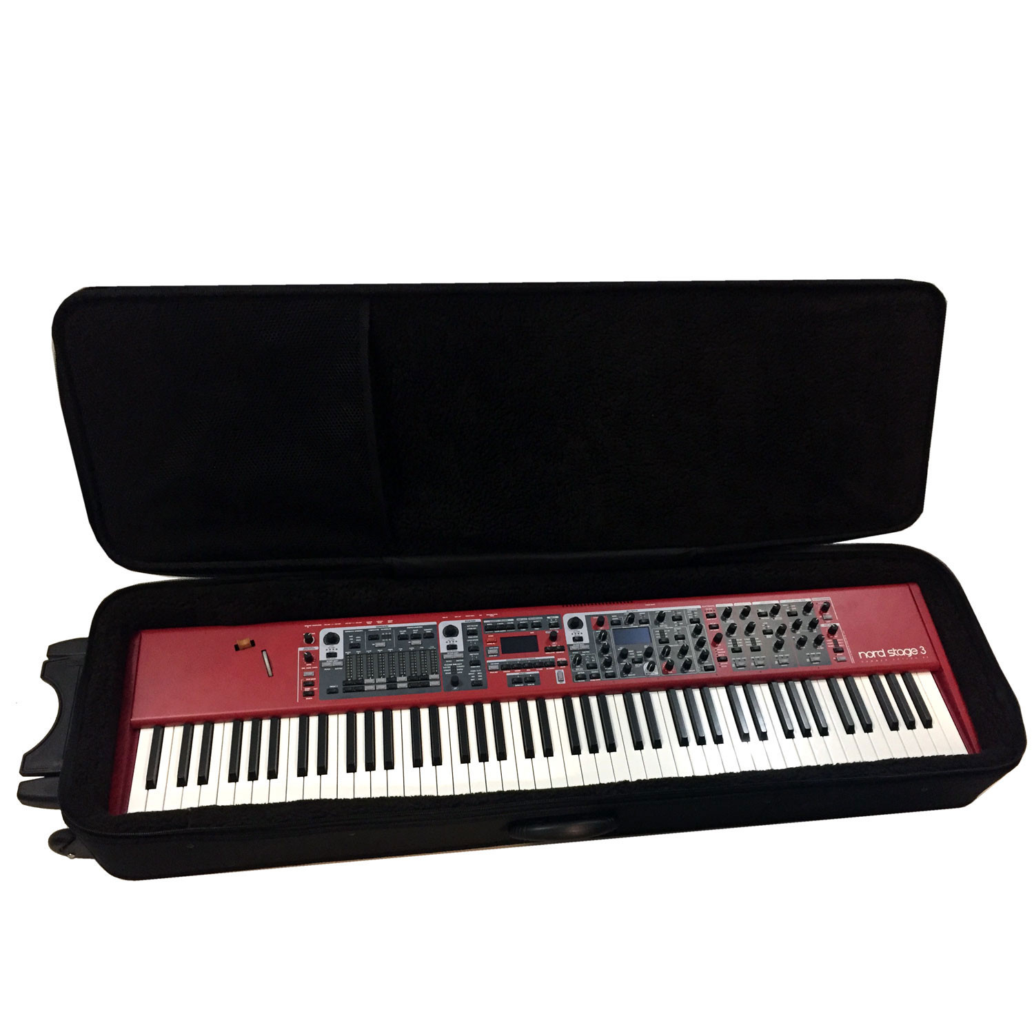 Semi Case Teclado 76 Teclas SLIM com Rodinhas - 6/8