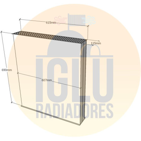 Colmeia para Case W20 D Turbo