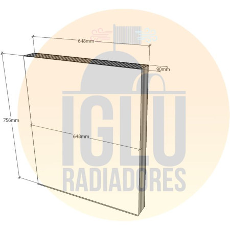 Colmeia para Case W20 B Turbo Moderna