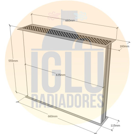Colmeia para Fiatallis AD7B / S90