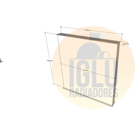 Colmeia para Fiatallis AD14 Motor Scania