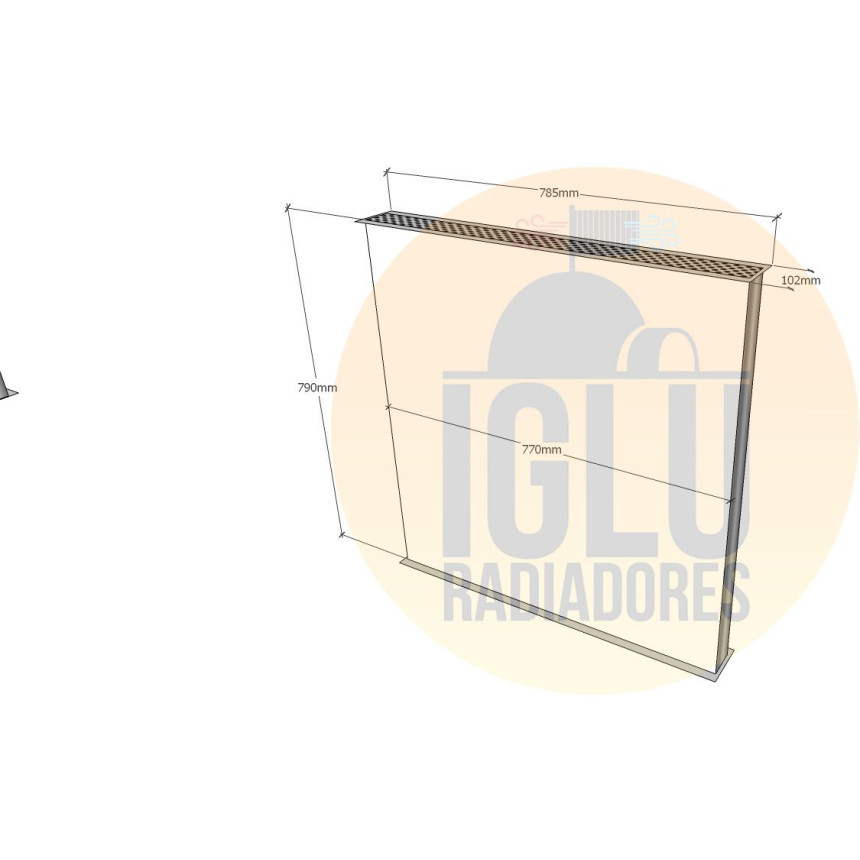Colmeia para Fiatallis AD14 Motor Scania