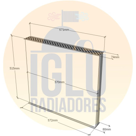 Colmeia para Ford F600 Gasolina / Diesel 