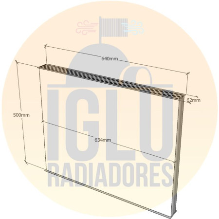 Colmeia para Ford Cargo 815 (500x634mm Cab 62mm)