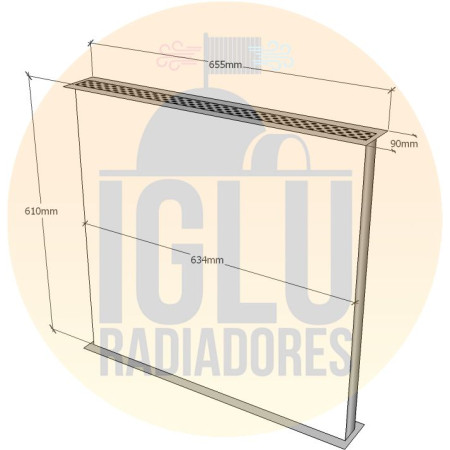 Colmeia para Ford Cargo 815 / 915 Eletrônico (610x634mm)