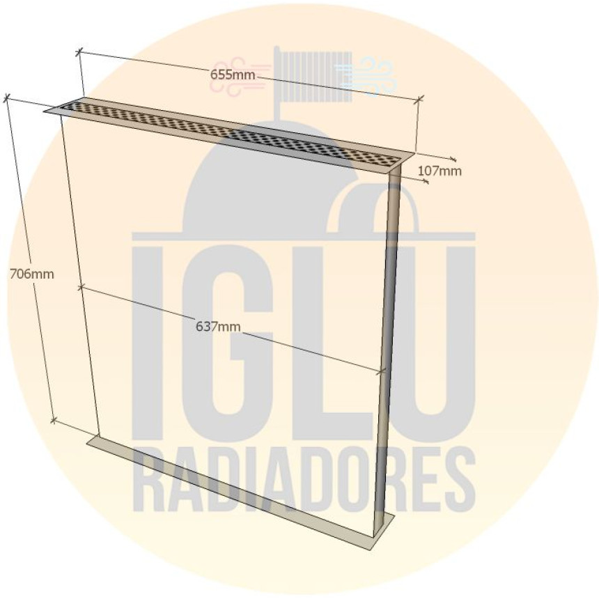 Colmeia para Ford Cargo 1617 e 1622 