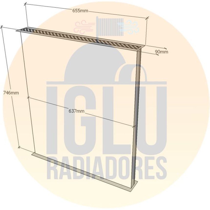 Colmeia para Ford Cargo 3530 Interculado