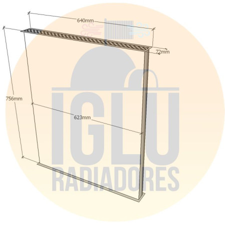 Colmeia para Ford Cargo 2422 e 2425 EURO II