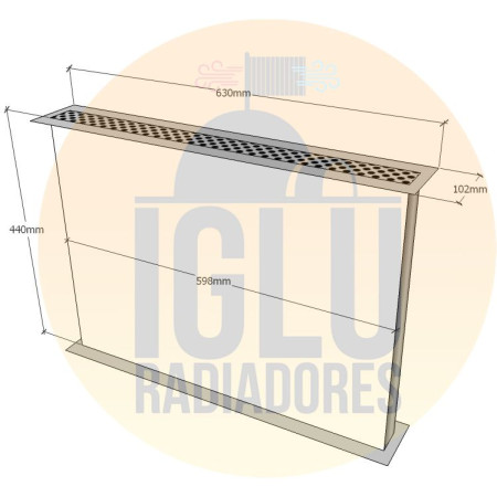 Colmeia para Volkswagen 6-80 / 6-90 / 7-90  S (CABECEIRA 102)