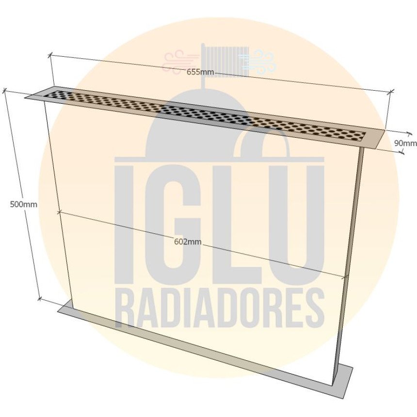 Colmeia para Volkswagen 8-150 (Cabeceira 90x655)
