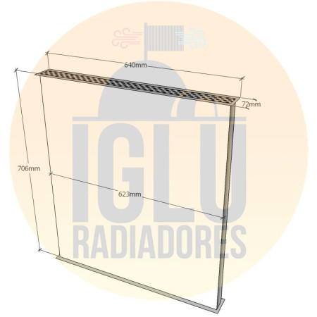 Colmeia para Volkswagen 1721 e 1617