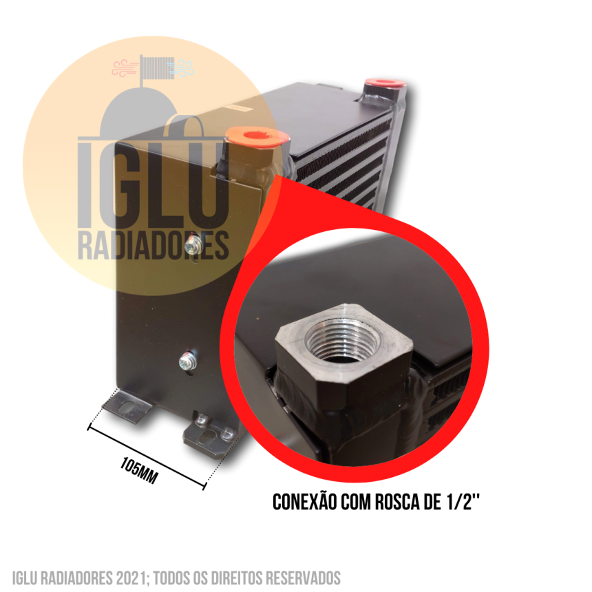 Radiador de Óleo Universal 20L/M 12V
