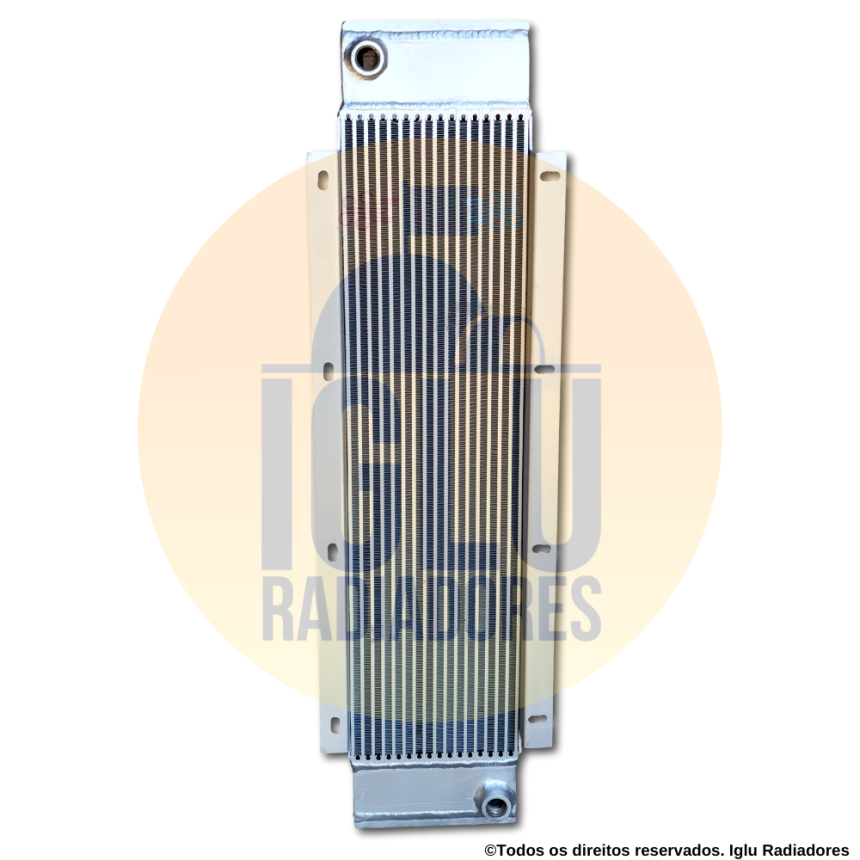 Radiador de Óleo John Deere 624J, 644K, 624K, 624KR, 724K (AT332614, AT536382)