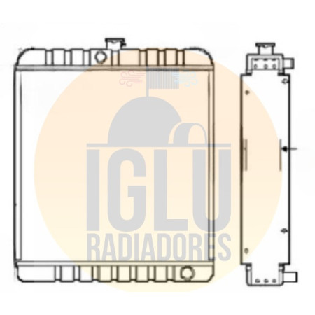 Radiador Valmet 68/88 (240920, 240930, 231330)
