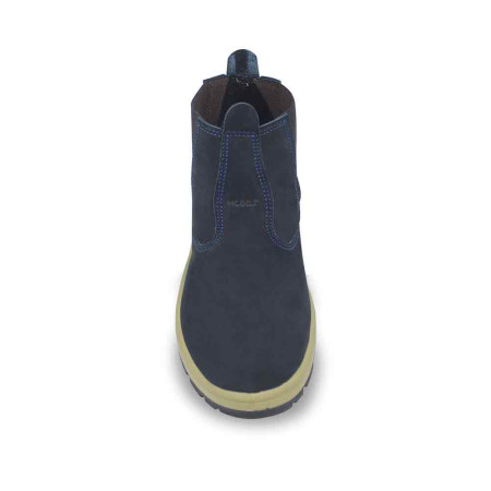 botina tratoraço mcbelt cor azul (sem cadarço)