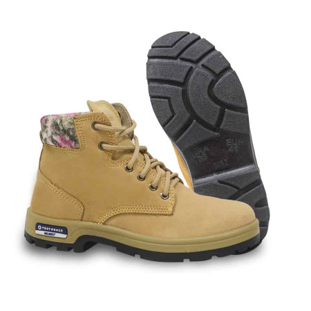 botina tratoraço mcbelt feminina cor caramelo (com cadarço)