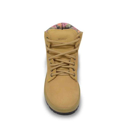 botina tratoraço mcbelt feminina cor caramelo (com cadarço)