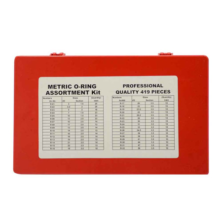 anéis de vedação - kit de anéis milímetro oring nitrílica