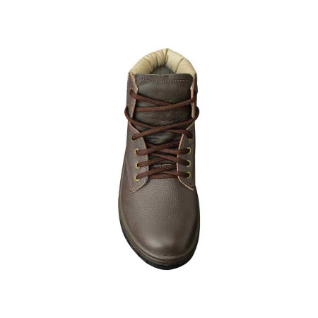 botina tratoraço mcbelt cor café floater (com cadarço)