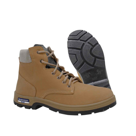 botina tratoraço mcbelt cor rato (com cadarço)