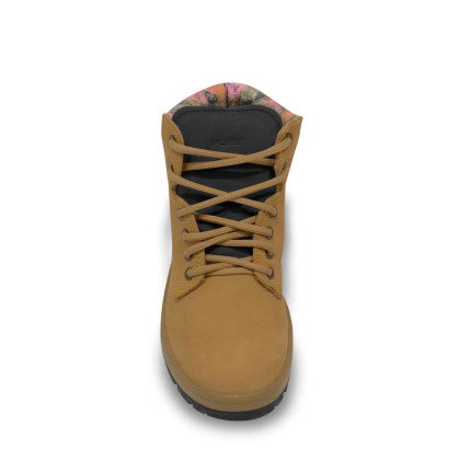 botina tratoraço mcbelt feminina cor rato (com cadarço)