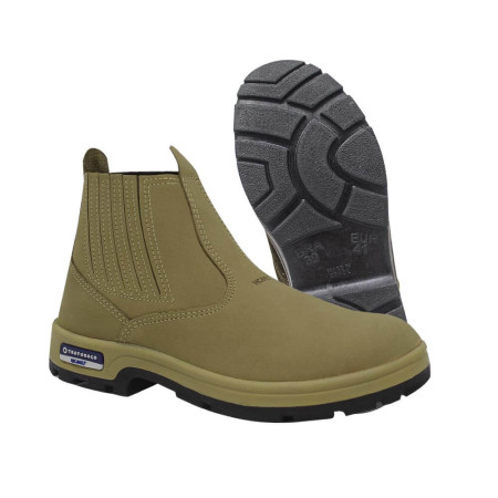botina tratoraço mcbelt cor verde oliva (sem cadarço)