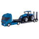 Caminhão Plataforma Iveco e Trator Agrícola T8 430 New Holland (Brinquedo)