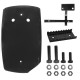 Kit Suporte e Paralama Dianteiro Esquerdo Para Caterpillar 416 e 416F2 - 4643226 e 4643254