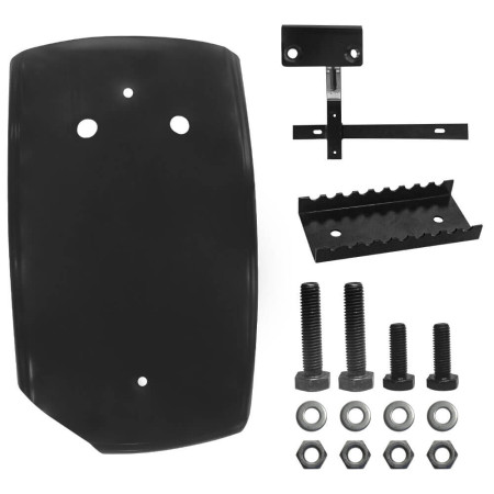 Kit Suporte e Paralama Dianteiro Direito Para Caterpillar 416 e 416F2 - 4643227 e 4643253