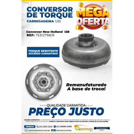 75312798 - Conversor de Torque Carregadeira New Holland 12B