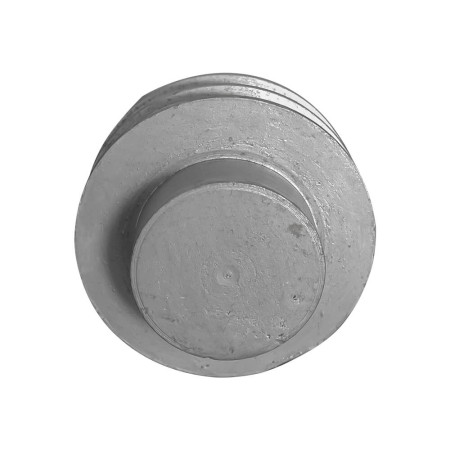 Polia em V B110 de 2 Canais de Alumínio