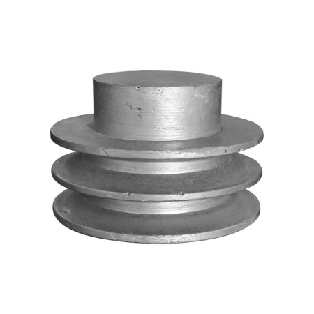 Polia em V B110 de 2 Canais de Alumínio