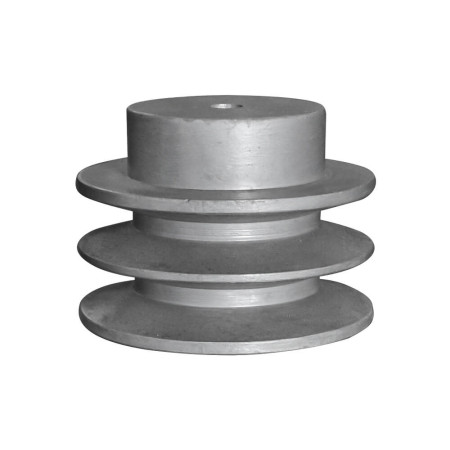 Polia em V B90 de 2 Canais de Alumínio