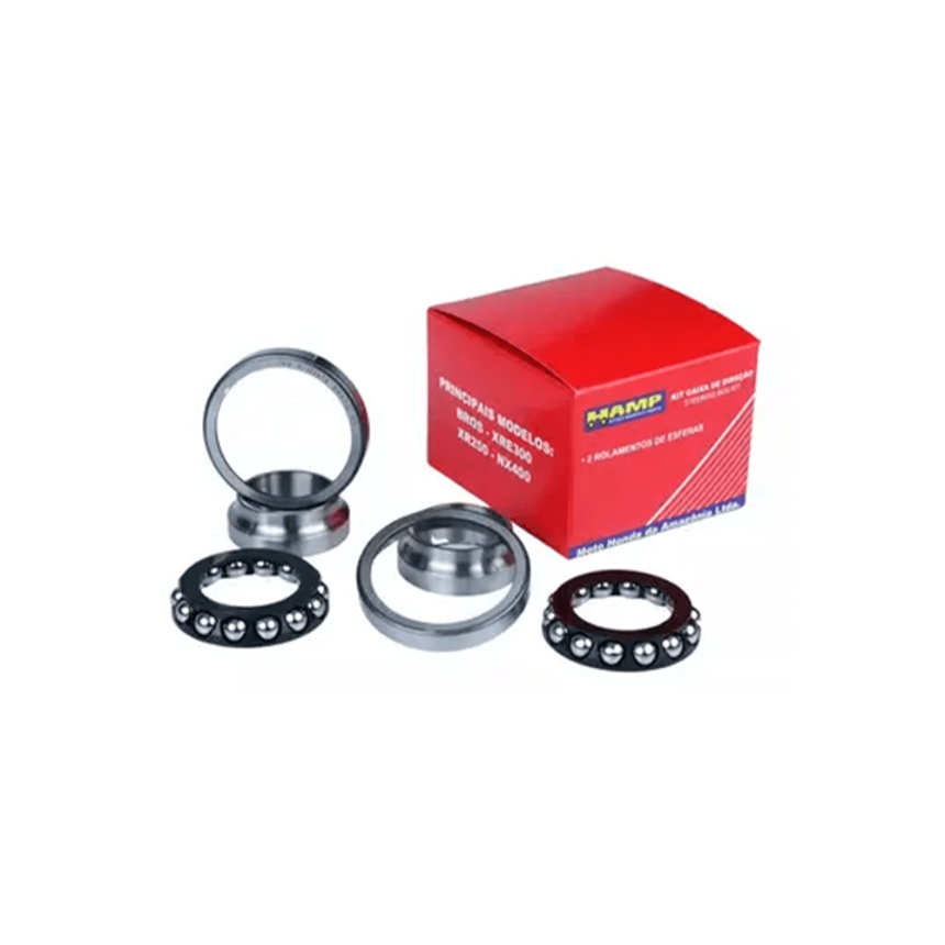 Kit Caixa de Direção HAMP Honda NXR Bros / XRE 190 / XRE 300 / NX