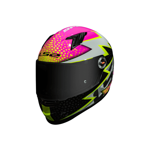 Capacete LS2 FF358 Speedy Branco/Rosa