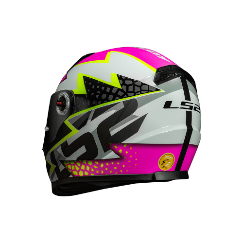 Capacete LS2 FF358 Speedy Branco/Rosa