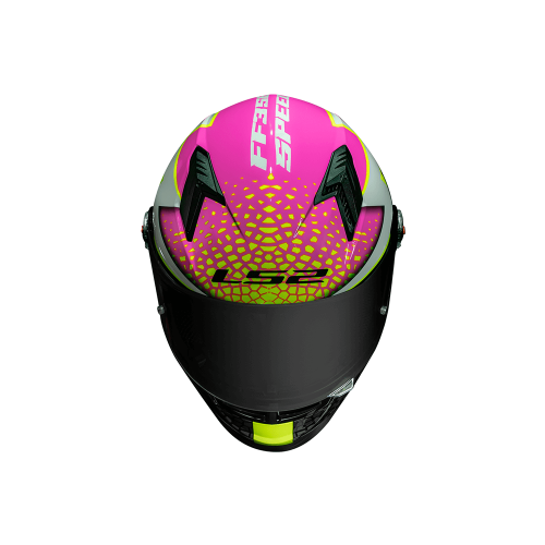 Capacete LS2 FF358 Speedy Branco/Rosa