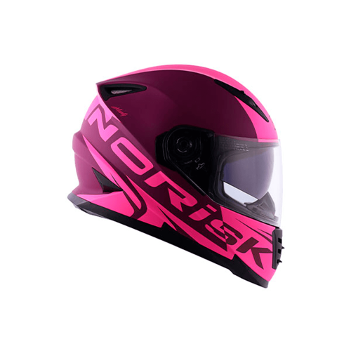 Capacete Norisk FF302 Manty Roxo/Rosa